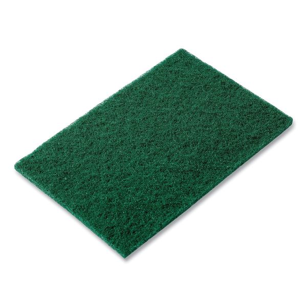 Amercareroyal Medium-Duty Scouring Pad, 6 x 9, Green, PK60 RPP S960